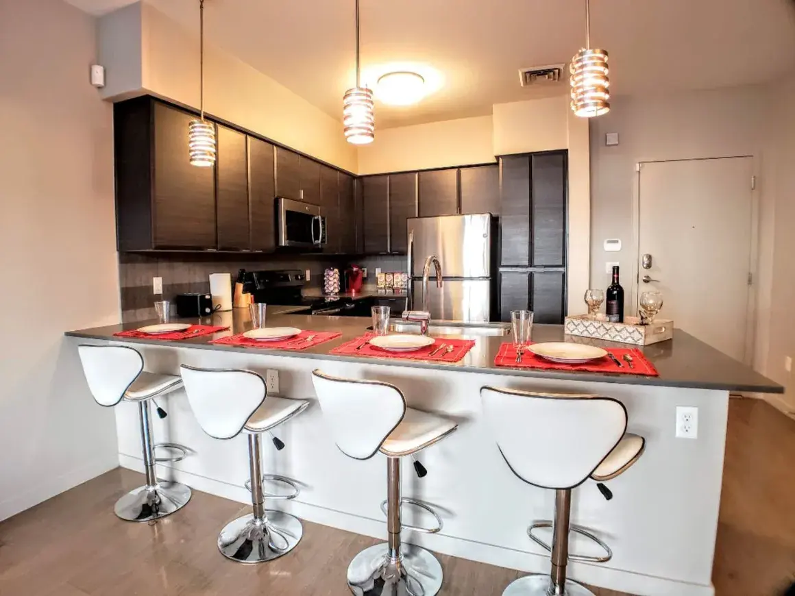 Furnished apartment unit
